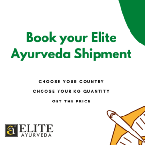 Book your Elite Ayurveda Shipment